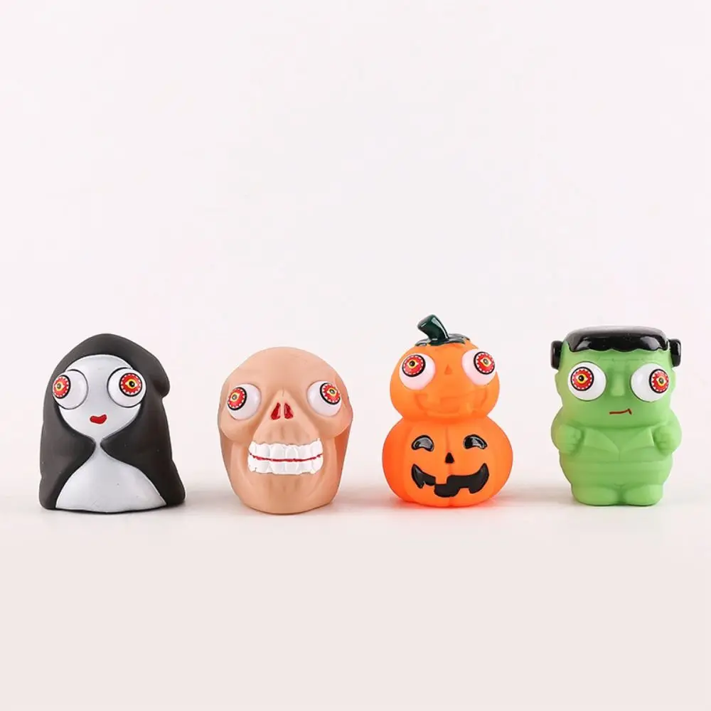 Jouets sensoriels pour Halloween, soulagement des yeux, soulagement du Stress, rebond lent, citrouille, tête fantôme, Animal à presser, toucher confortable, cadeaux pour adultes