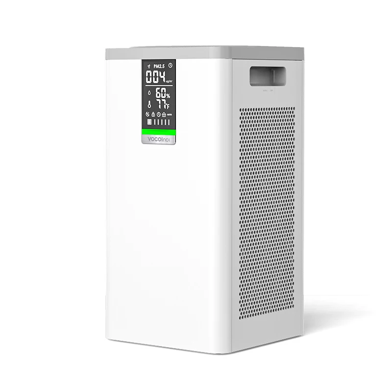 Casa Smart Air Purifier,CADR 400 m3/h, Remove TVOC PER De Pet odor, Fumaça, Poeira, PM2.5 Adequado Para Alergias Domésticas E PetPurificador de ar doméstico hepa portátil sem fio, filtro de ar, adsorção de pm2.5, pó de