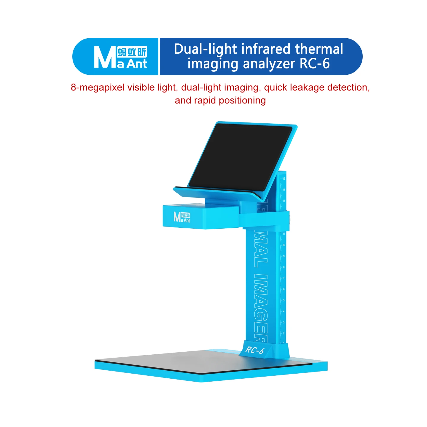 MaAnt RC-6 Dual-light Thermal Imaging Analyzer 256x192 for PCB Circuit Board Leakage Short Inspect Computer Phone Repair tools