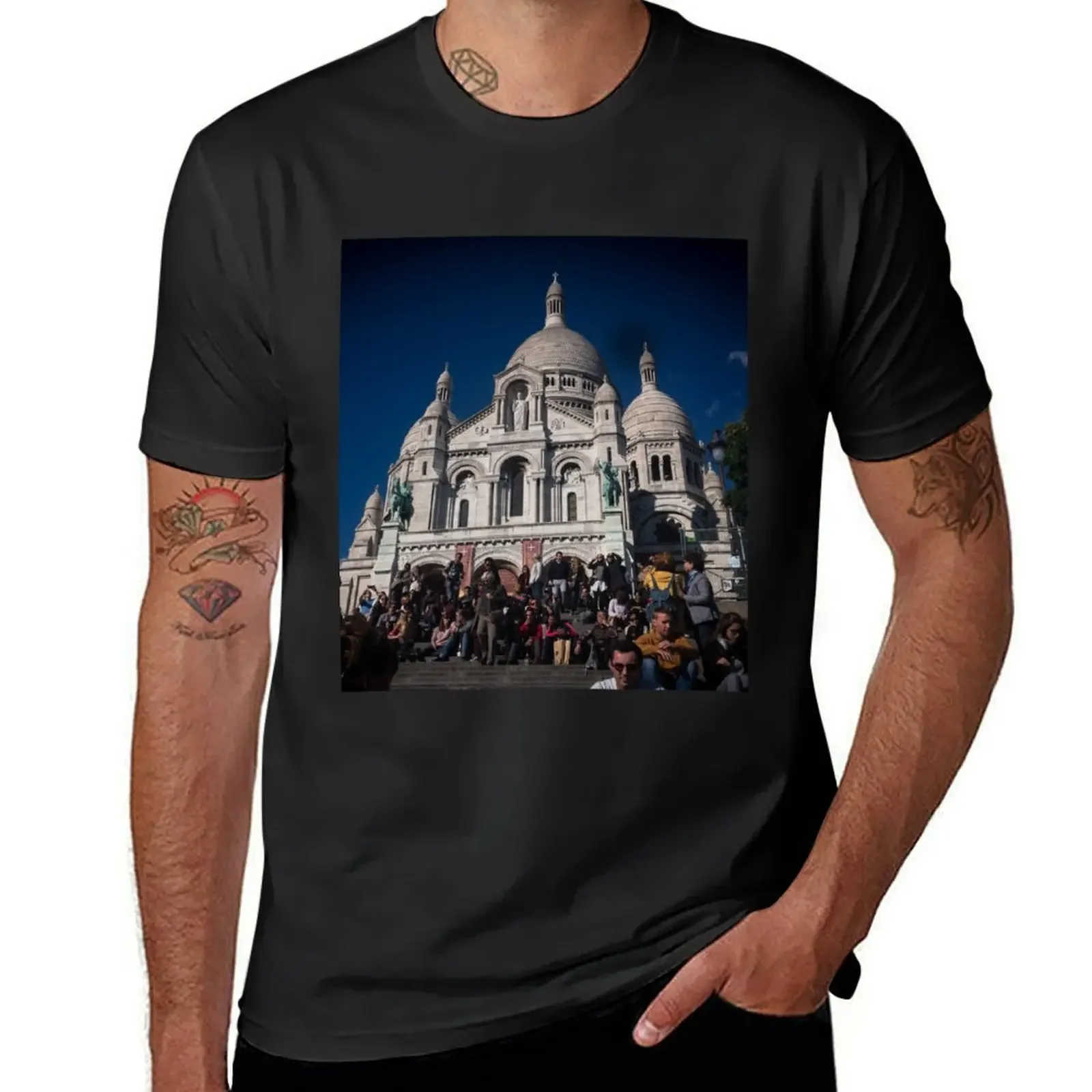 Paris France - Sacre Coeur T-Shirt boys whites street wear for a boy mens graphic t-shirts anime