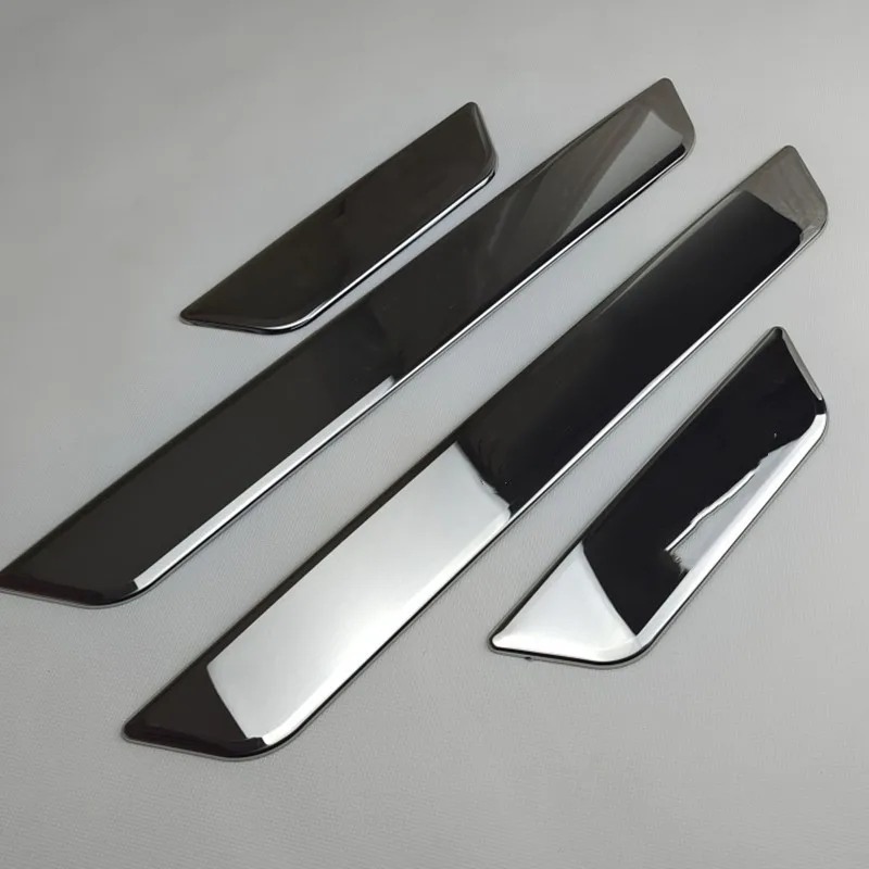 

For Honda JAZZ 2020 2021 2022 Door Sill Scuff Plate Trim Sticker Stainless Entry Guards Kick Pedal Protectors Car Accessories 4X