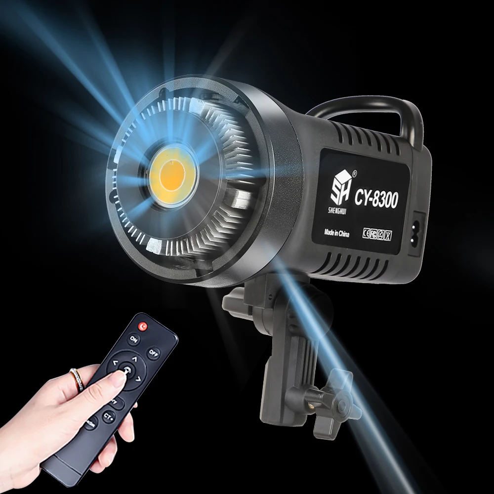 Luz LED para fotografía y vídeo de 100W, lámpara solar equilibrada con luz diurna para iluminación Softbox, retrato, Flash, accesorios de estudio,