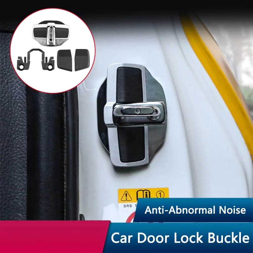 

Compact 4 Sets TRD Door Stabilizer Door Lock Protector Latches Stopper Covers For Honda Accord Civic CRV HRV Odyssey