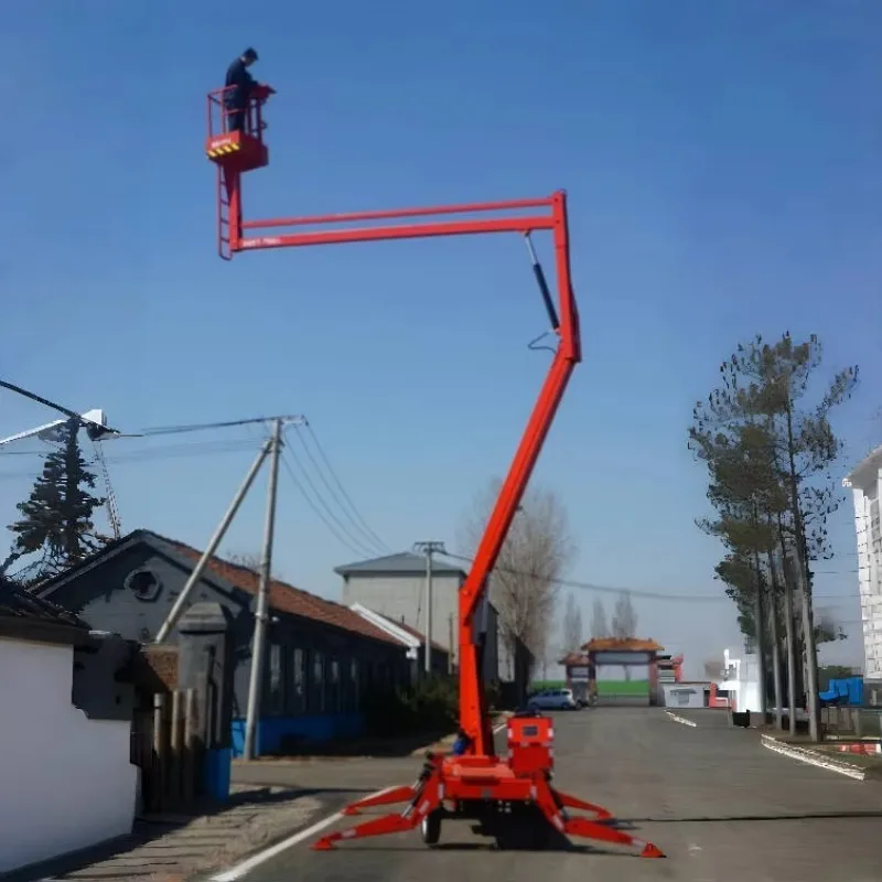 YG Customized Diesel 12m Towable Articulated Boom Lift