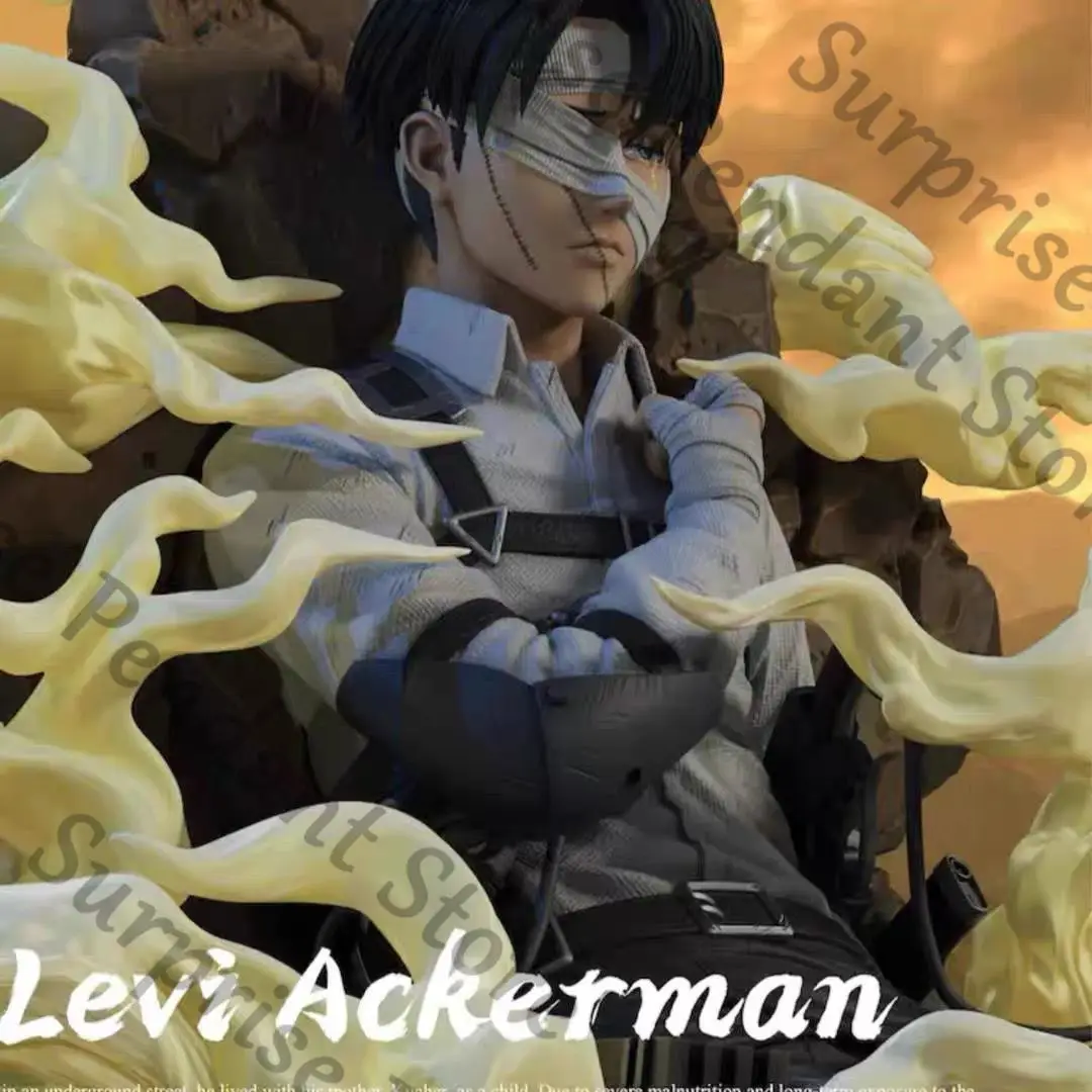 

Presale Attack On Titan ambitus curtain call Levi Ackerman Offering Heart Scene handmade model desktop ornament