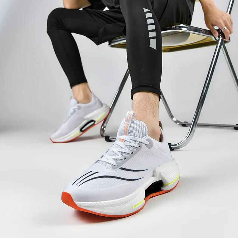 

Winter 2026 Men's Carbon Plate Running Shoes New Mesh Breathable Shock-absorbing Casual Sports Shoes