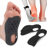 1 Pair Orthotic Insoles For Flat Feet O-Shaped Legs And Plantar Fasciitis - Unisex Arch Support Shoe Inserts