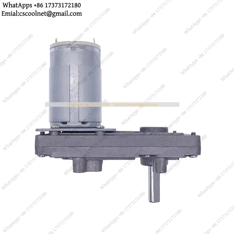 Worm Gear Motor 12V DC 20-157RPM High Torque Reducer Metal Gearbox Reverse Self Locking For Automation Equipment Parts