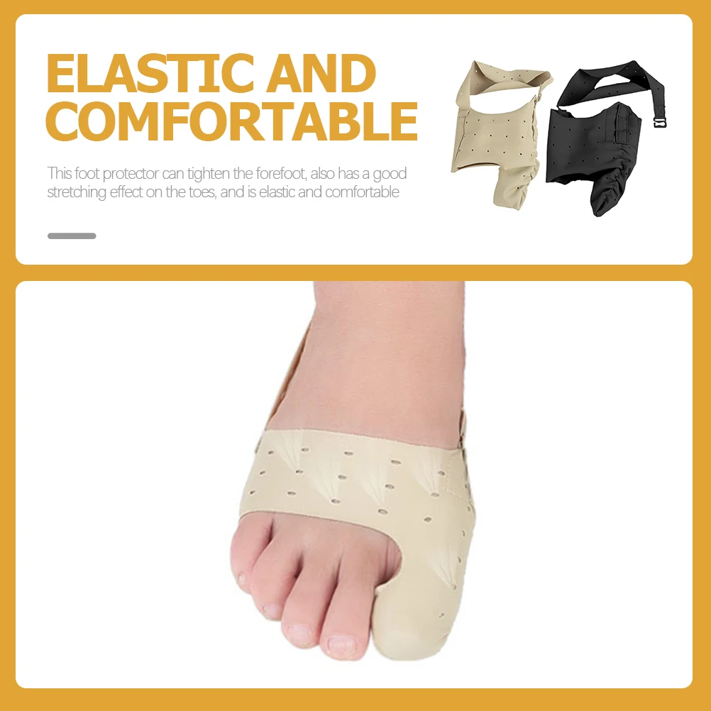

2Pcs Bunion Corrector Hammer Toe Straightener Size M Breathable Synthetic Toe Separator Foot Wrap Support for Men Women