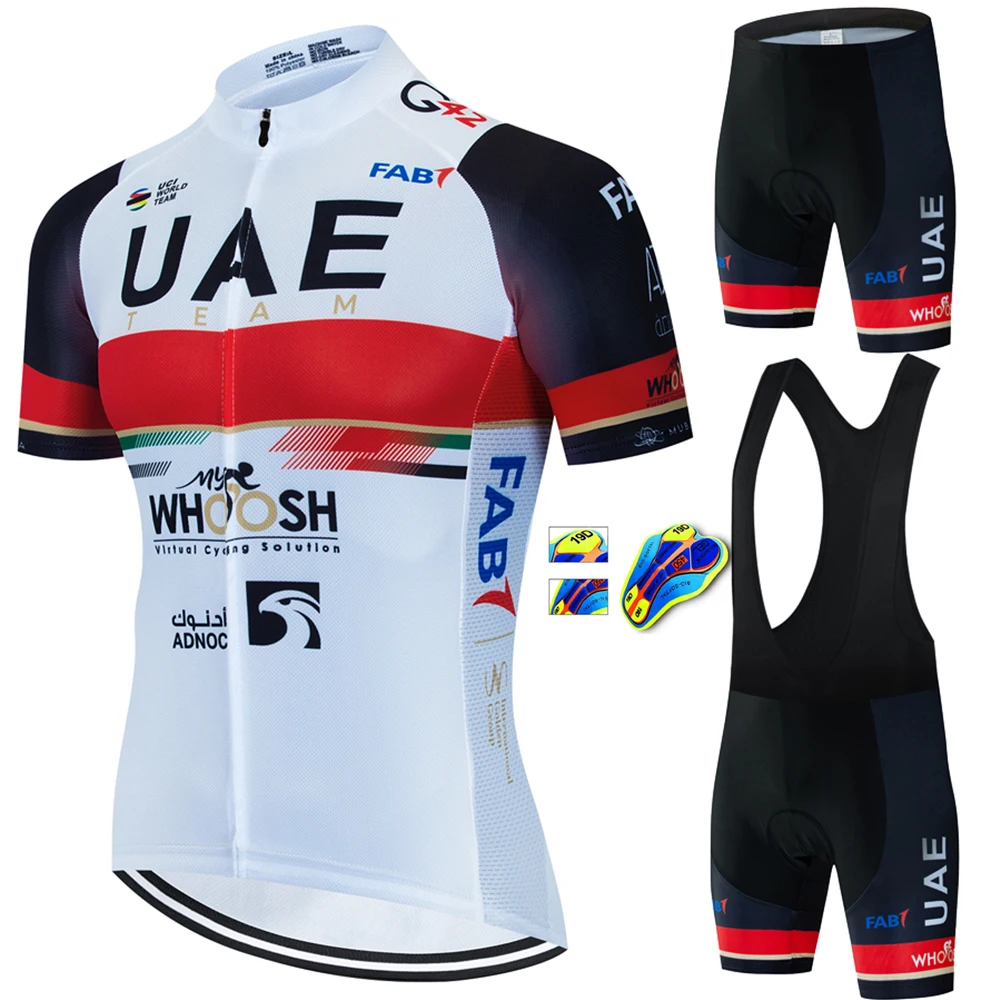 

Велосипедное оборудование Mtb UAE Man Одежда для велоспорта для мужчин Mtb Джерси Шорты нагрудник Аксессуары для шоссейного велосипеда Велосипедные брюки Комплект велосипедной команды