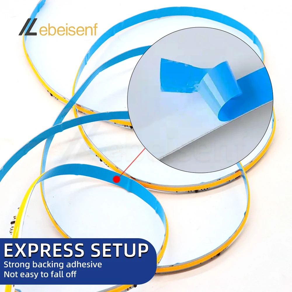 RA90 FCOB SPI CCT IC LED Light Strip WS2811 แอดเดรส 576 LEDs 2700K ถึง 6500K 10 มม.DC24V ยืดหยุ่น FOB ความหนาแน่นสูง COB ไฟ