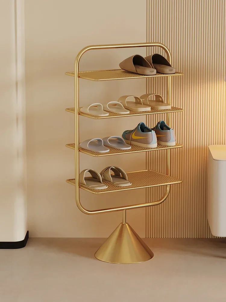 Shoe rack for home use, multi-layer simple doorstep storage, light luxury