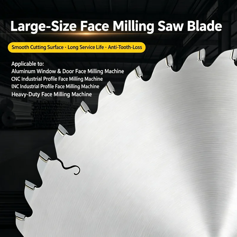 Heavy‑Duty Tungsten Carbide Face Milling Saw Blade for Aluminum Profiles