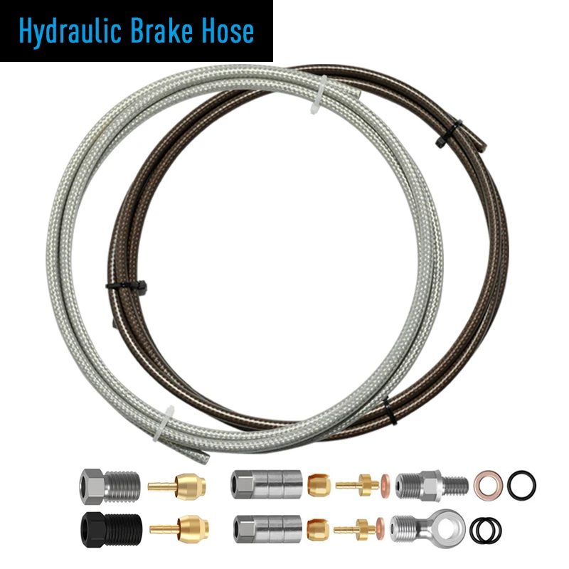 

Hydraulic Disc Brake Stainless Steel Hose Connector for SHIMANO BH90 MAGURA SRAM Avid Banjo Oil Needle Olive Head