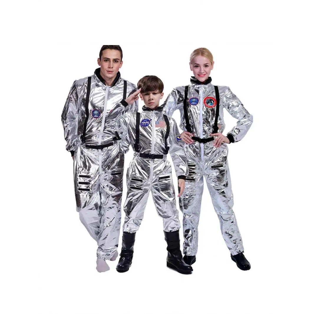Dzień Dziecka Halloween Strój Kosmiczny Kostium Astronauty Rong Earth Pilot Łatwy w Użyciu Kostium Sceniczny