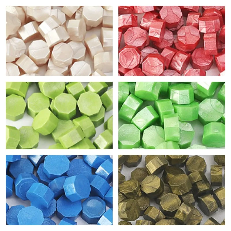 

500g Pearlescent Lacquer Wax Particles Children Gift DIY Handmade Postcard Scrapbooking Sealing Wax