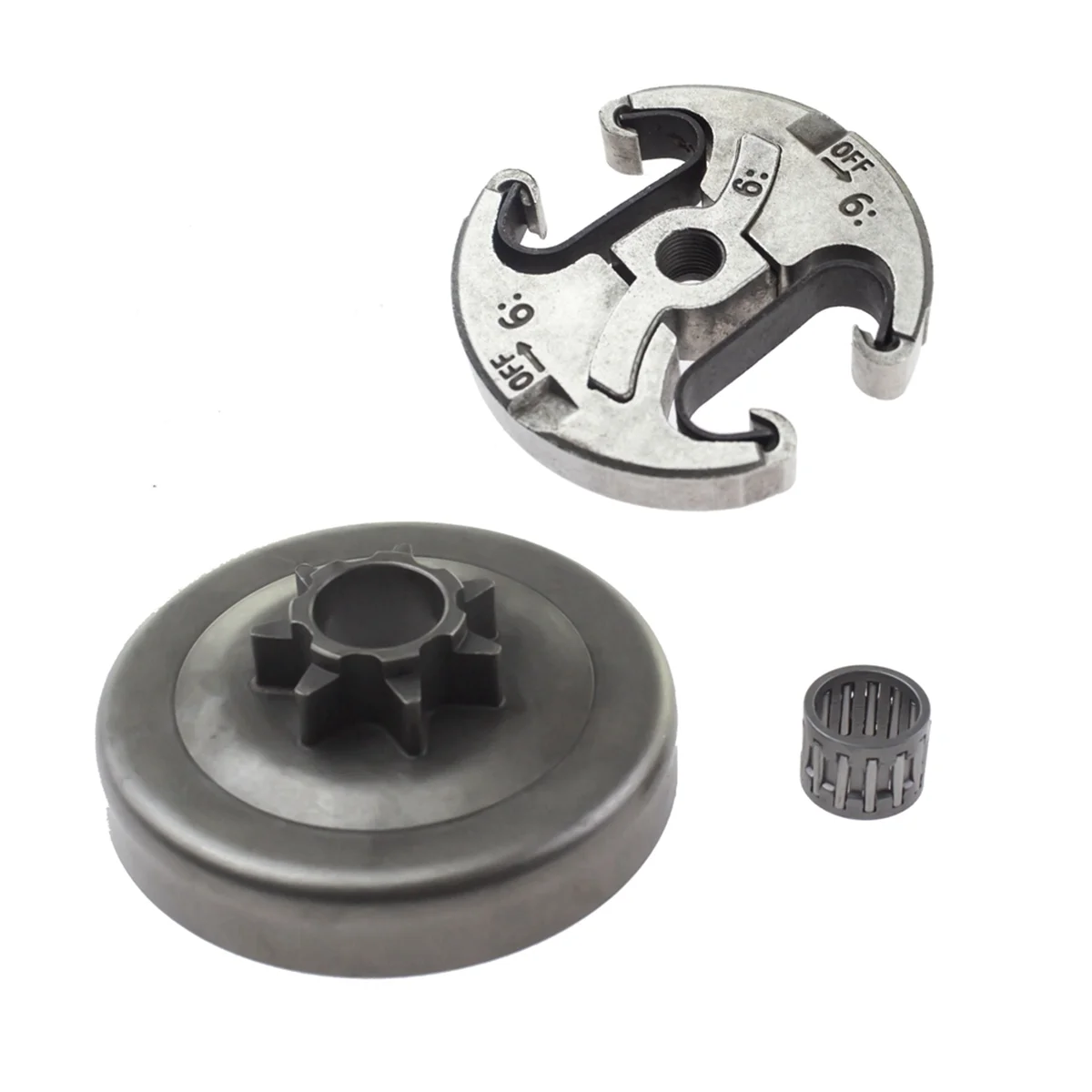 ABJZ クラッチドラムチェーンスプロケット チェーンソー 340 340E 345 345E 350 351 353 445 445II 445E 450 450E 450E II に適合