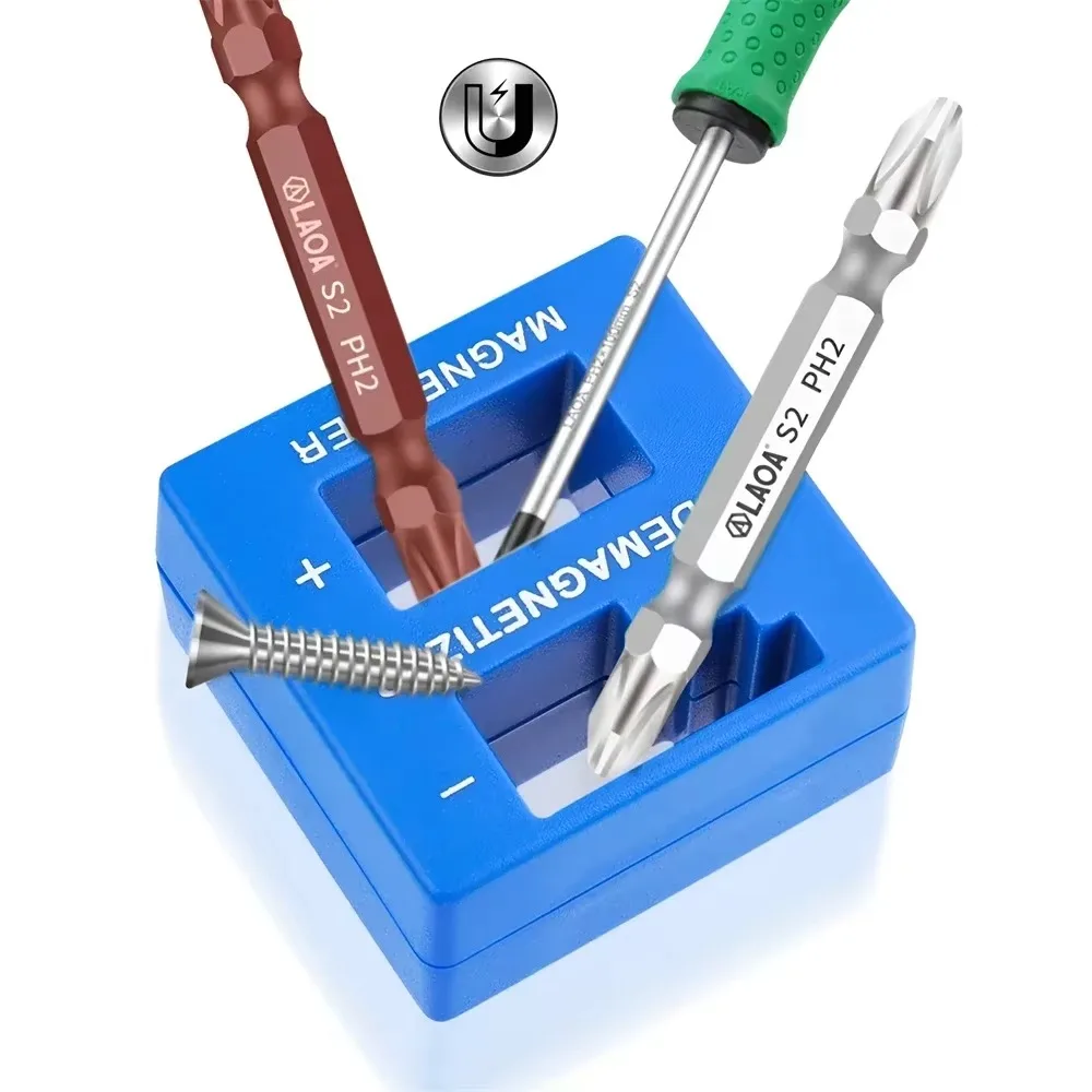 Magnetizer Demagnetizer Tool Screwdriver Bit Enhance Magnetic Tool Screwdriver Hand Tool Fast Magnetizing Accessories