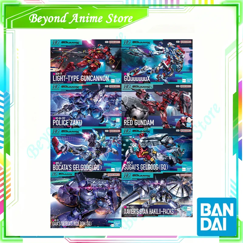 

Spot Direct Delivery Bandai Original Gundam GQuuuuuux Anime Model HG gms-ΩGQuuuuuux series Action Figure Toys for Children Gift