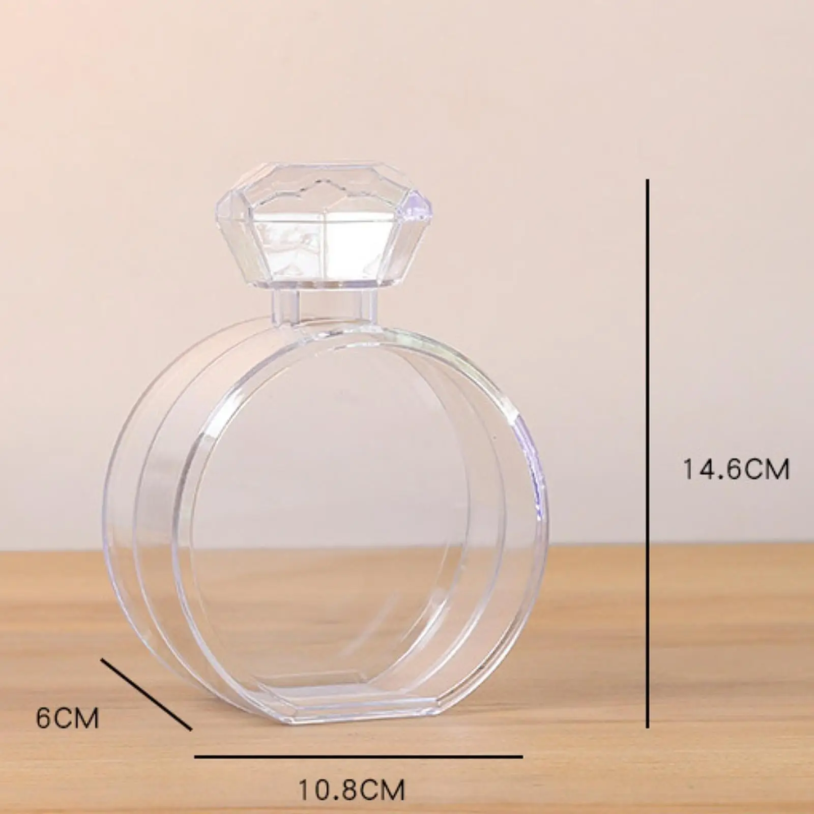 Botol Parfum Dispenser Parfum DIY Akrilik Unik untuk Anak Perempuan Wanita