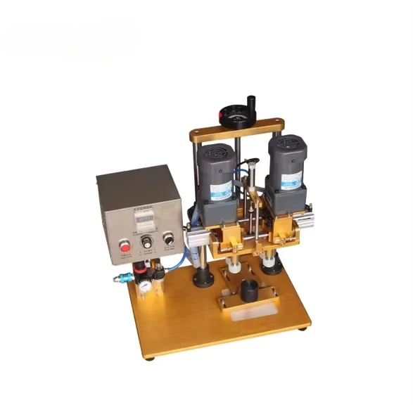 

Semi Automatic Table Top Small Dropper Bottle Tightening Capping Capper Machine for Essential Oil Eye Drop