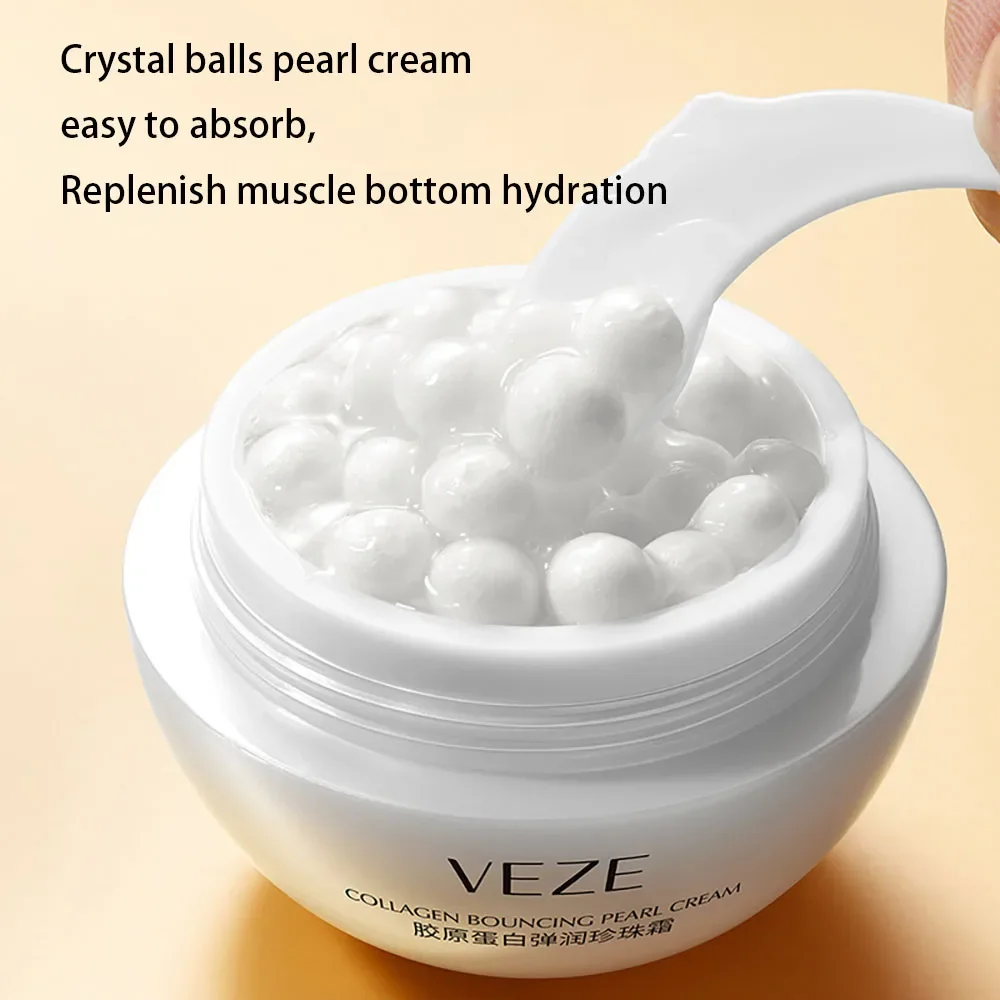 

Collagen Pearl Filling Facial Cream for face women Lifting Firming Moisturizing Korean Whitening Cream Face Cream Skincare