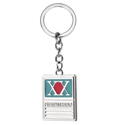 Anime Hunter x Hunter Keychain Metal Tag Pendant Keyrings For Women Men Car Key Holder Jewelry Accessories Gift