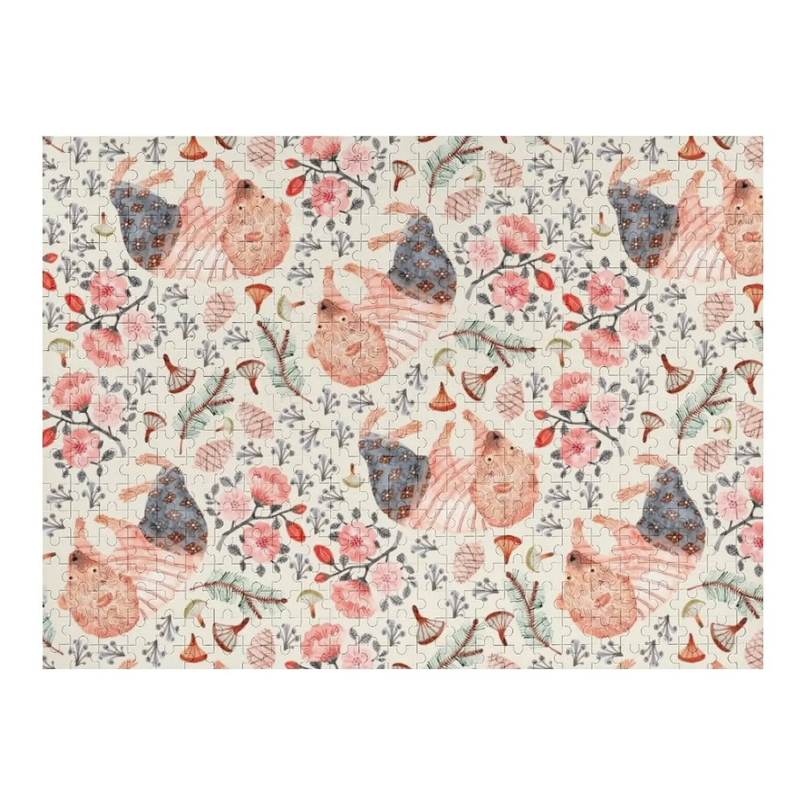 

Tumbling bear cub Jigsaw Puzzle Scale Motors Personalised Toys Wooden Animal Puzzle