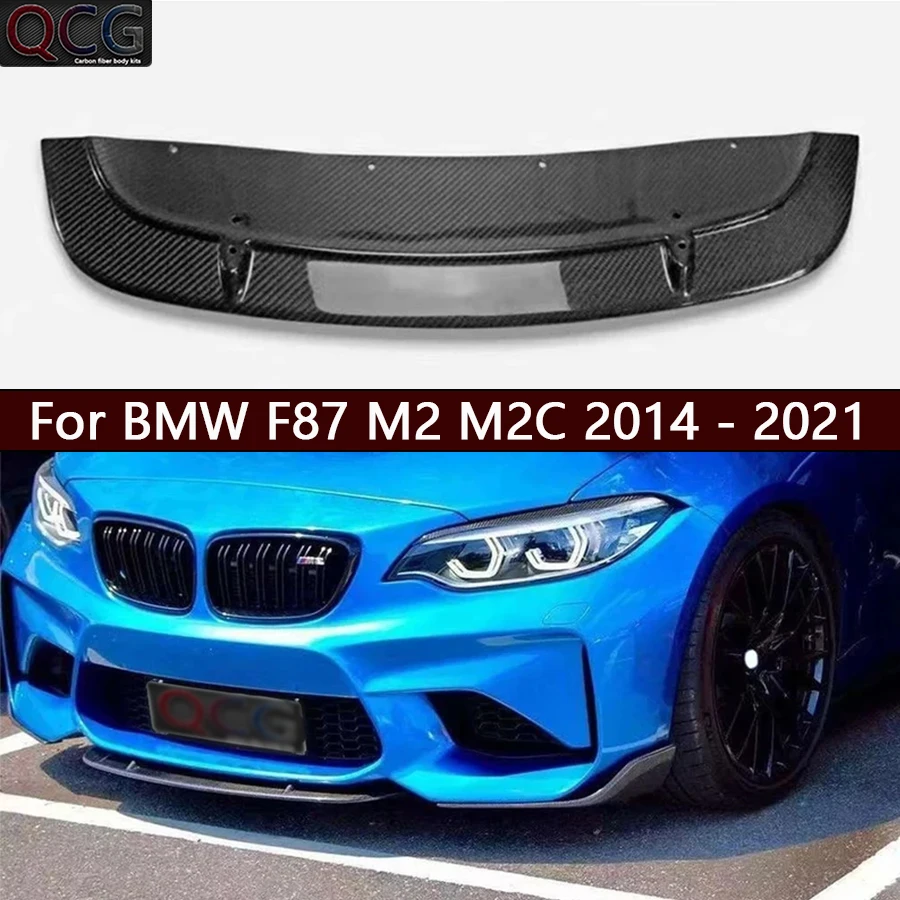 

For BMW F87 M2 M2C 2014-2021 Carbon Fiber Front lip Car Front Bumper Diverter Spoiler Diffuser chin Car Accessories body kit