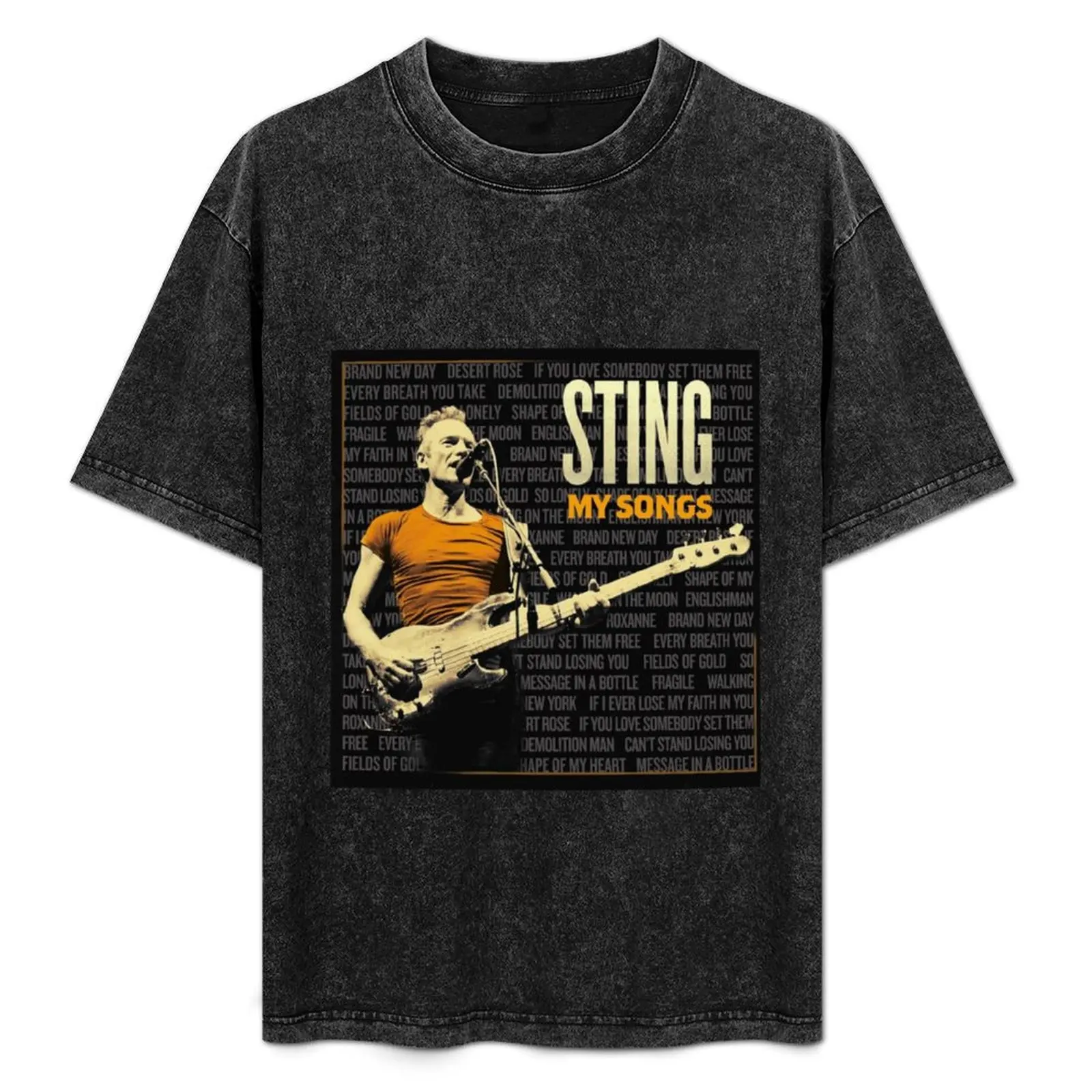 

My Songs Sting Tour 2022 T-Shirt anime tshirt plus sizes blacks mens t shirt graphic