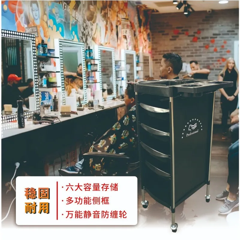 Beauty salon cart Barber shop special multi-functional rack Household finishing rack Storage car Factory direct sales