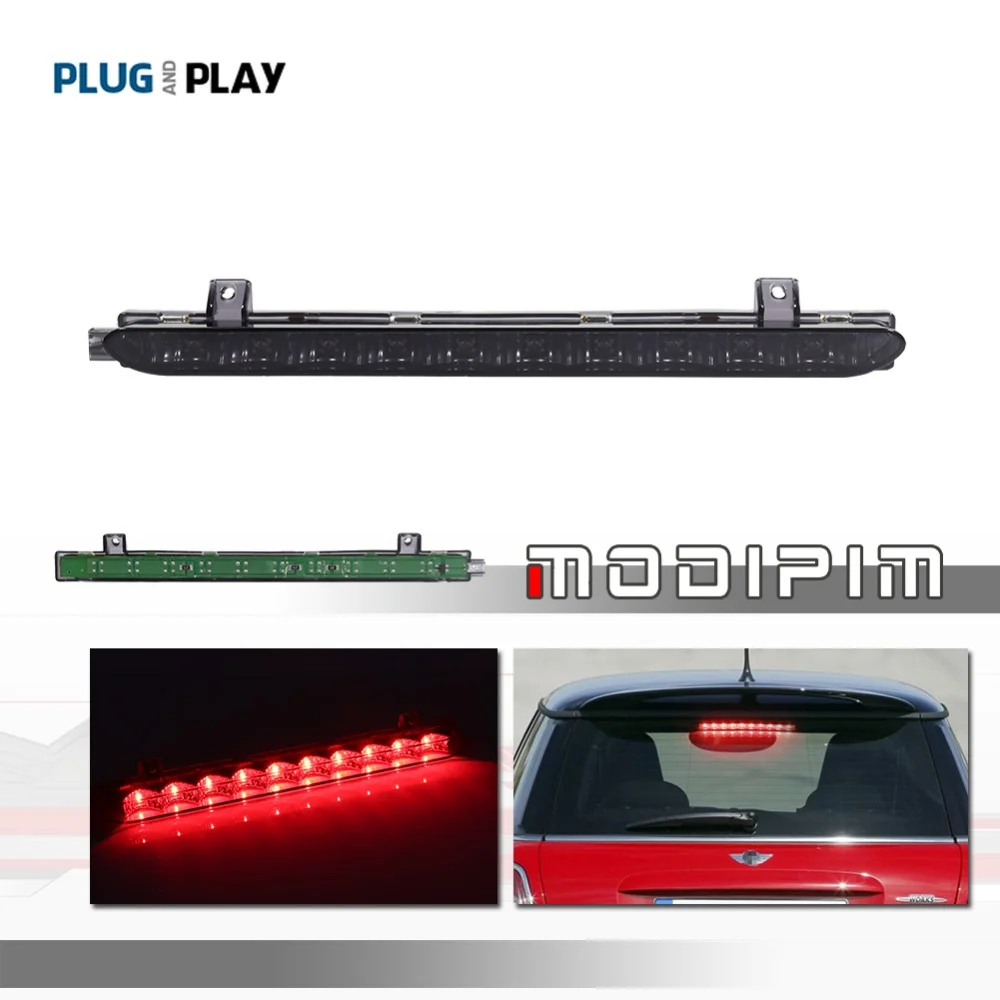 

1PC Bright Red 10-LED High Mount 3rd third Brake Stop Light For MINI Cooper R56 R57 R58 R60 2007-2014 & F54 F55 F56 2014/2015-up
