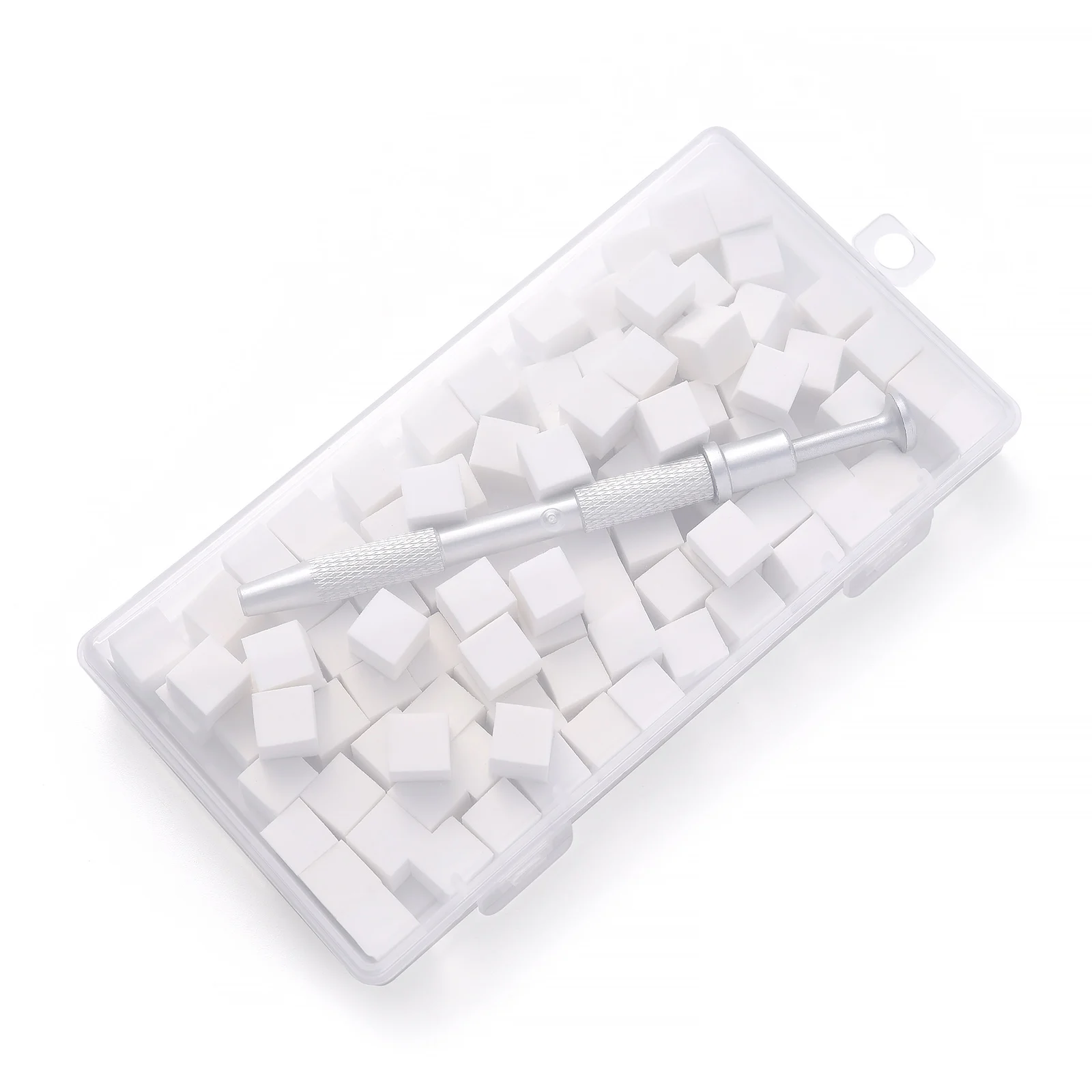 100/50 قطعة مربع مسمار الفن الإسفنج مجموعة التدرج فرش الأظافر هلام البولندية DIY تصميم مسمار الإسفنج انتزاع القلم مانيكير لوازم أدوات #1