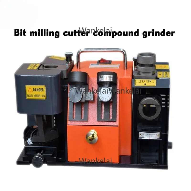 GD-313A 300W Dual-Purpose Grinder 220V 50/60HZ Multi-Function Composite Grinding Machine Drill And Mill Grinder for Precision Wo