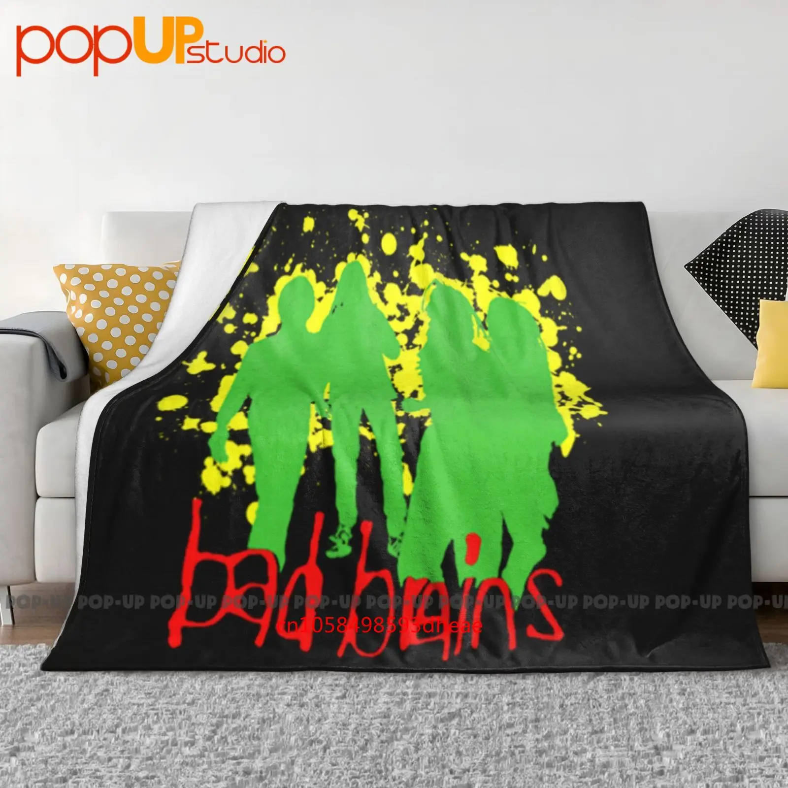 Bad Brains Quickness 89 Tour Music Band بطانية فائقة النعومة لحاف غطاء أريكة شتوي أغطية سرير