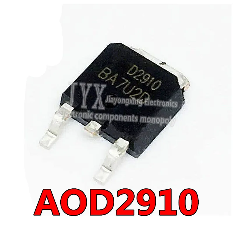 10Pcs/Lot D2904 D2908 D2910 D2916 D2922 D4124 D4132 D4156 TO-252 AOD2904 AOD2908 AOD2910 AOD2916 AOD2922 AOD4124 AOD4132 AOD4156