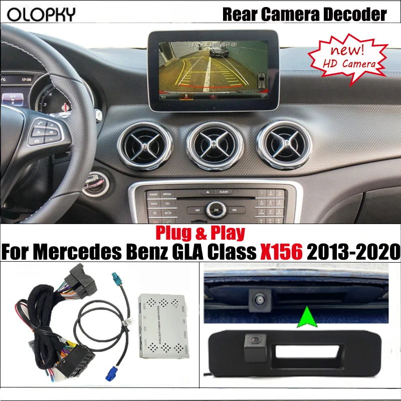 

Для Mercedes Benz GLA Class X156 2013-2020 оригинальный экран обновления видеосистемы заднего вида для парковки передняя резервная камера заднего вида