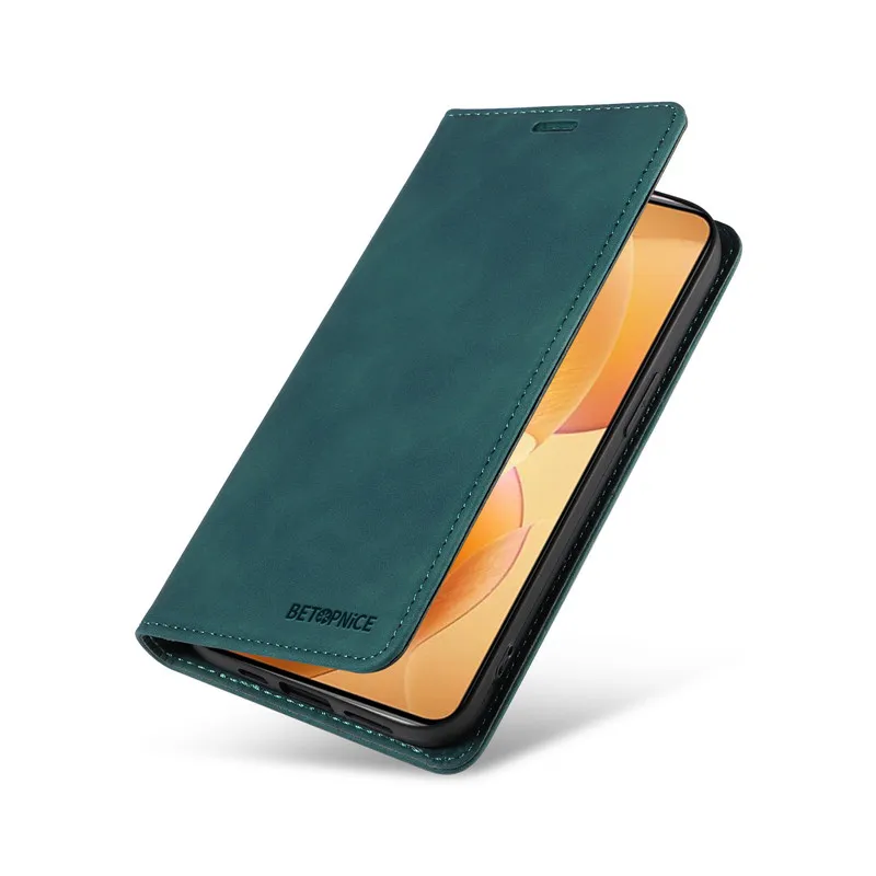 Anti-thef Phone Case For Xiaomi 14T 13T 11T 14 Pro Mi14T Mi14 14TPro 14Pro 2024 Capa Wallet Flip Card Holder Coque Leather Cover
