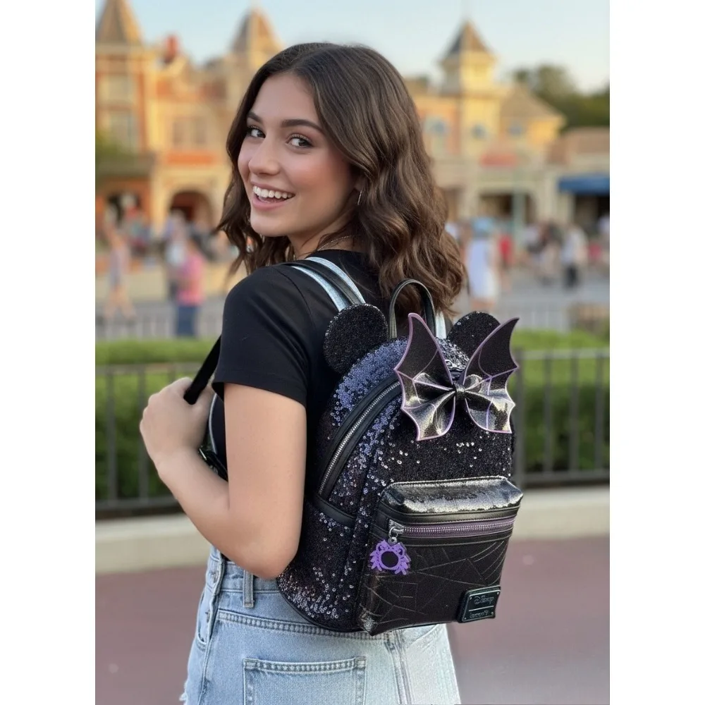 

Minnie Mouse Spiderweb Pailletten Mini Rucksack