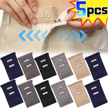 מכנסיים מותן הארכה אבזם מכנסיים בלתי נראים מותניים מגורזים זווית מלבן אטב מכנסיים מזדמנים