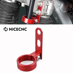 NICECNC Motorcycle Front Brake Hose Line Hose Holder Clamp Cable Guide For Honda XR650L XR 650 L 1993-2024 2022 Billet Aluminum