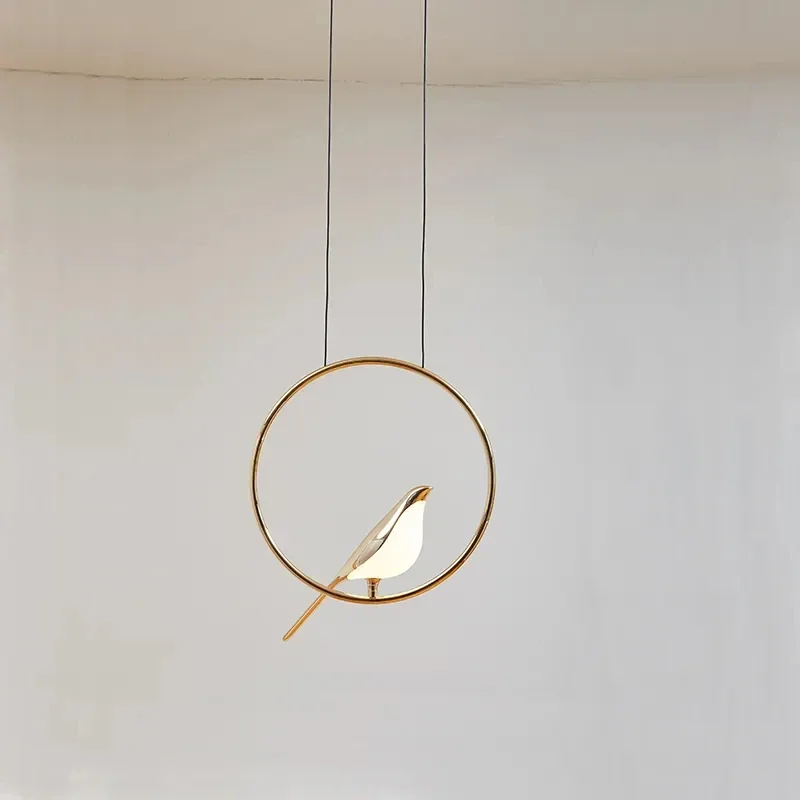 

Nordic Modern Style Living Room Villa Stairs Art Bird Pendant Light Italian Dining Bedroom Chandelier