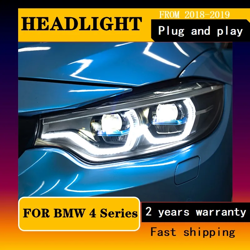 Car Styling for BMW F32 Front Light 2013-2019 F36 Headlight 4 Series M4 425I F82 Headlamp DRL Turn Signal Low High Beam Projecto