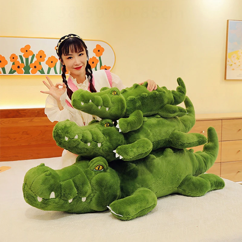 

Kawaii Plush Stuffed Doll Cute Crocodile Pillow Toy for Kids Birthday Xmas Gift Soft Cuddly Companion for Girls and Girlfriend