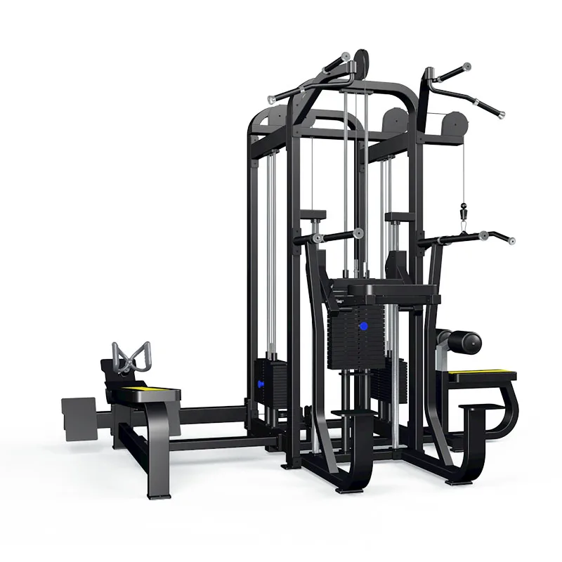 Commercial Exercise Machine Multi Function Gym Fitness Equipment Three Station Gym Machine