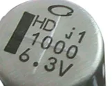 Solid-state capacitor 6.3V 820UF 6.3V Can replace 6.3V 1000UF. Size: 8X1
