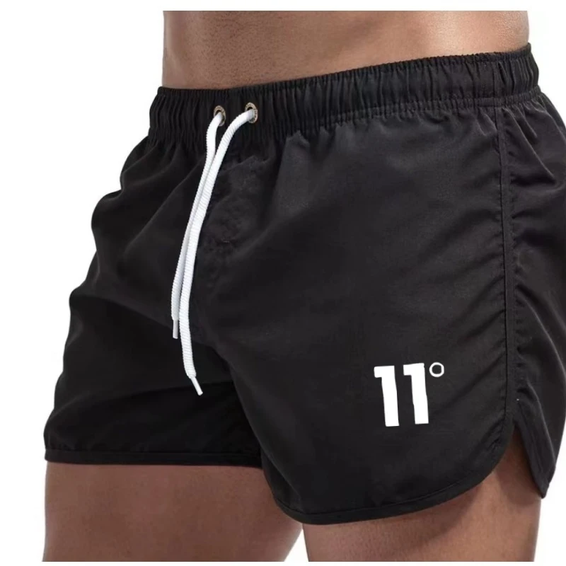 Summer Number Print Low Waist Breathable Men'S Swimwear Shorts Cool Beachwear Surf Swimsuit Hot Wear
