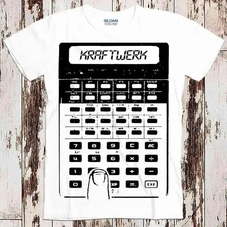 Pocket Calculator Kraftwerk Synth Pop T Shirt TOP Vintage Ladies 8283