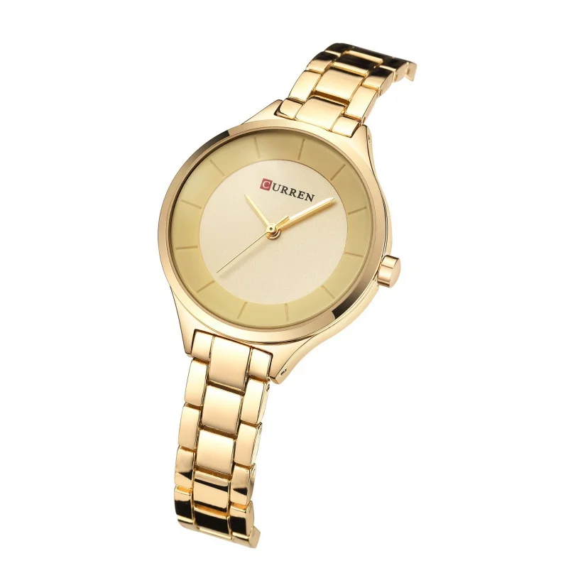 Curren 9015 Women's Watch Waterproof Quartz Steel Watch Korean Casual Women's Watch