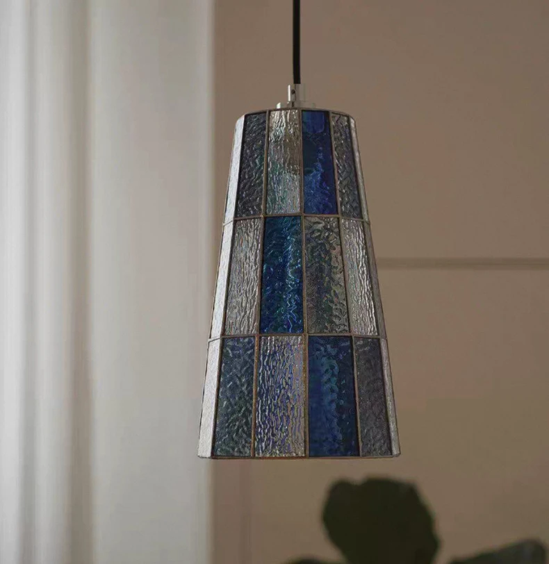 Creative Stained Glass Restaurant Chandelier Nordic Simple